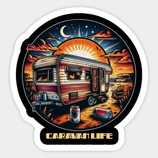 Caravan life Sticker